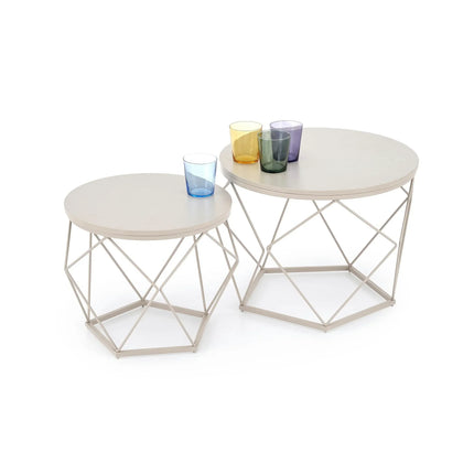 Set 2 masute cafea CIELO, casmir