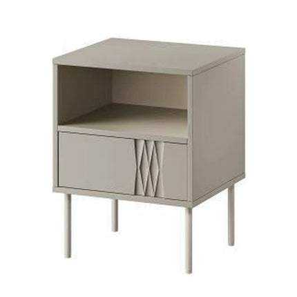 Set 2 noptiere TRESSE, bej, PAL laminat, 44x40x54 cm