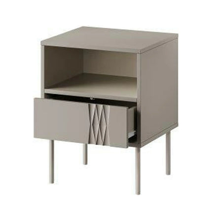 Set 2 noptiere TRESSE, bej, PAL laminat, 44x40x54 cm