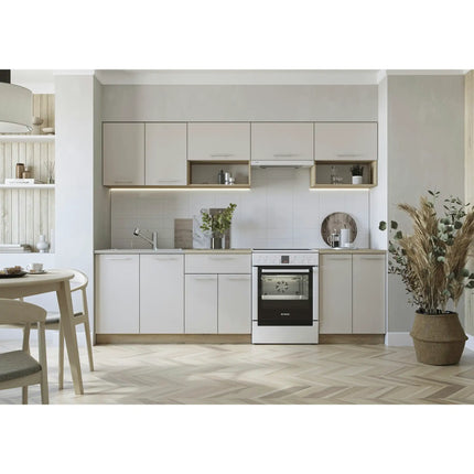 Set bucatarie VIOLA, stejar cremona/casmir/stejar sonoma, PAL, 260 cm
