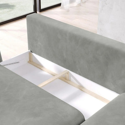 Coltar extensibil SOLANO, personalizabil, cu lada depozitare, 260x167x83 cm