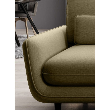 Canapea extensibila Solano, stofa catifelata albastru inchis - Monolith 77, cu lada depozitare, 230x107x85/73 cm