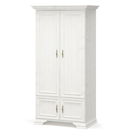 Dulap IRYS, pin alb anderson, PAL laminat, cu 4 usi, 101x62x198 cm