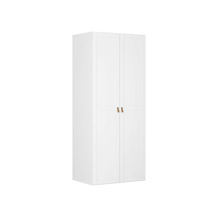 Dulap FLEX, alb, PAL, cu 2 usi, 100x66x240 cm