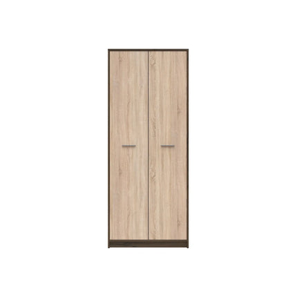 Dulap NEPO PLUS, stejar inchis/stejar sonoma, PAL laminat, 80x55x197 cm