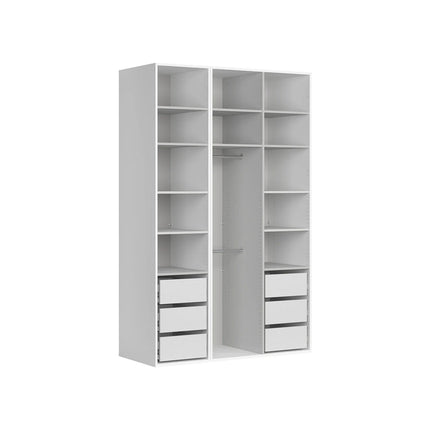 Dressing FLEX, alb, PAL, 150x66x240 cm