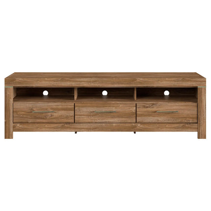 Comoda TV GENT, stejar, PAL, cu iluminare LED, 200x54x60 cm