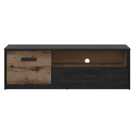 Comoda TV KASSEL, nuc/negru, PAL, 150x41x49 cm