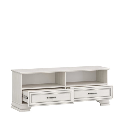 Comoda TV TIFFANY II, crem, PAL laminat, 130x37x50 cm
