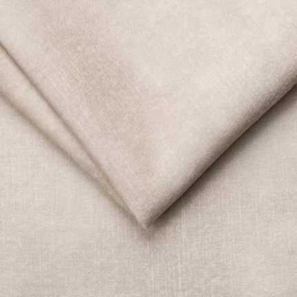 Canapea Tino extensibila 140, stofa catifelata bej - Palladium 02, 187x97x84 cm