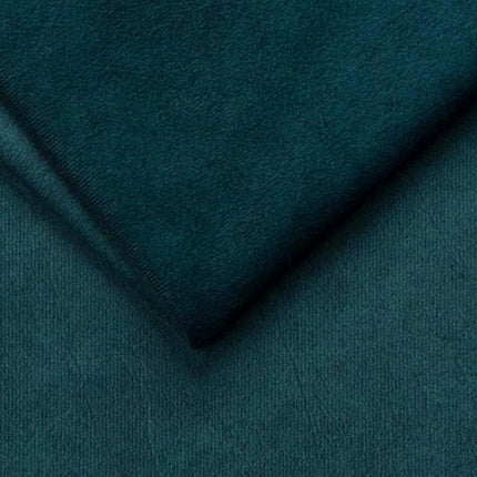 Canapea TIGA, stofa catifelata verde inchis - Salvador 11, cu reglaj electric, 302x136x88/72 cm