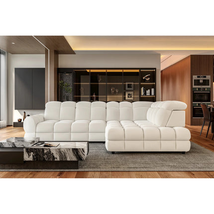 Coltar extensibil TOLLO L, personalizabil, cu lada depozitare, 302x220x106 cm