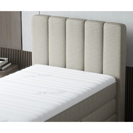 Pat VENUS 100 boxspring, personalizabil, cu saltele, reglaj electric si topper