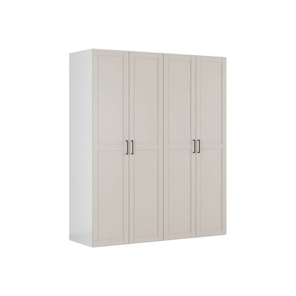 Dressing FLEX, casmir, PAL, cu 4 usi, 200x66x240 cm