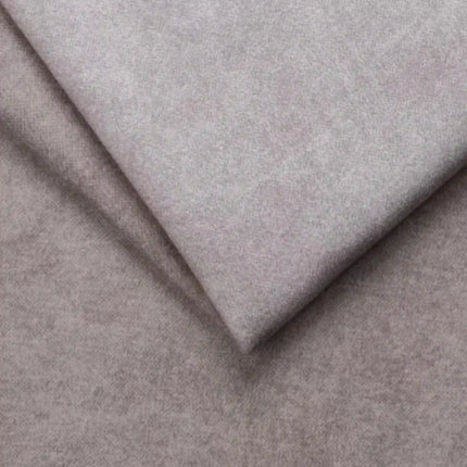 Coltar extensibil FIORE, sezlong stanga, stofa catifelata bej - Whisper 3, lada depozitare, 284x183x71/82 cm