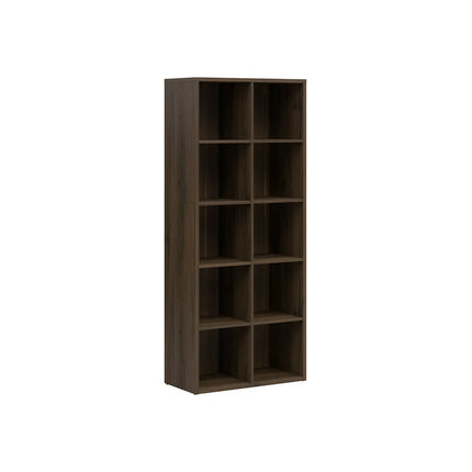 Biblioteca NEPO PLUS, stejar nobil, PAL laminat, 77x39x182 cm
