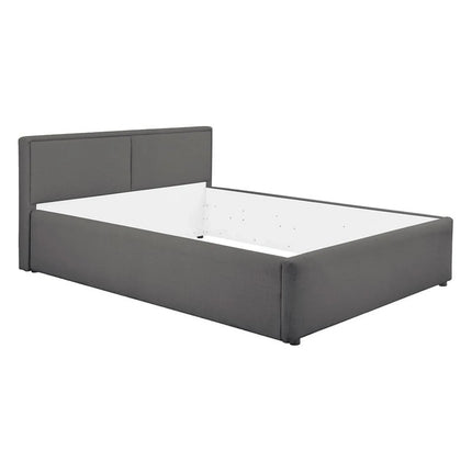 Cadru pat NEDIN 140x200, stofa clasica gri inchis - Maya 21