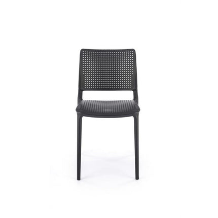 Scaun K514, negru, polipropilena, 42x55x79 cm