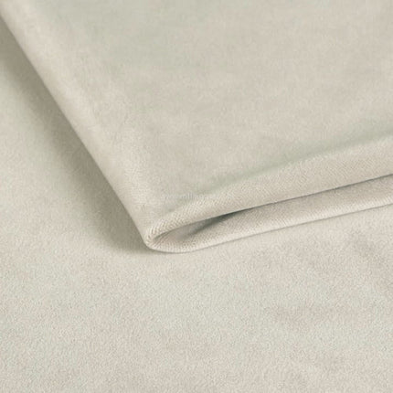 Pat MINOLA 160 boxspring, catifea crem - Riviera 21, cu saltele, topper 5 cm si 2 lazi pentru depozitare