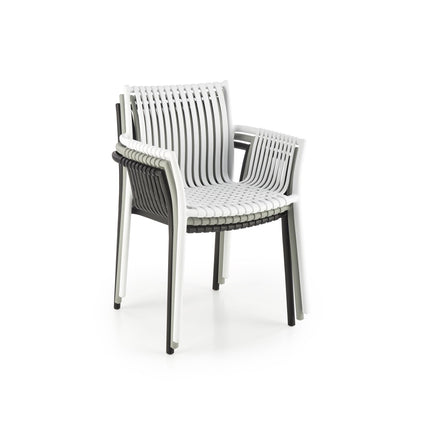 Scaun K492, alb, polipropilena, 60X66X84 cm