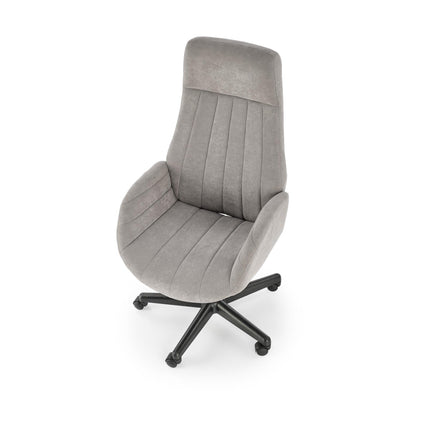 Scaun birou HARPER, gri/negru, mecanism TILT, 62x113x40 cm