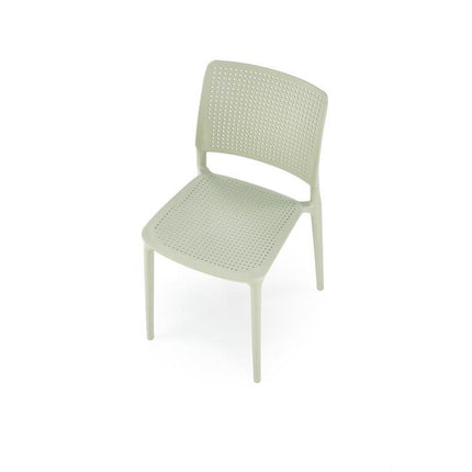 Scaun K514, verde menta, polipropilena, 42x55x79 cm