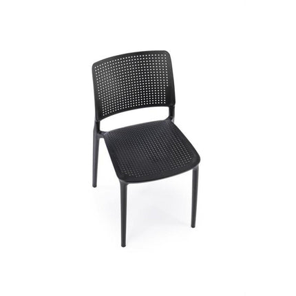 Scaun K514, negru, polipropilena, 42x55x79 cm