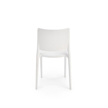 Scaun K514, alb, polipropilena, 42x55x79 cm