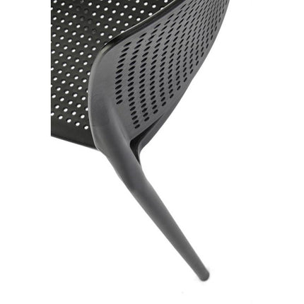 Scaun K514, negru, polipropilena, 42x55x79 cm