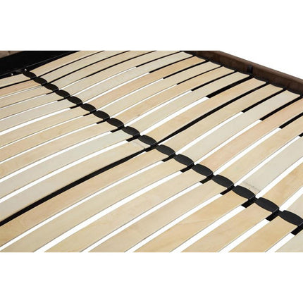 Pat PALAZZO 160, bej/auriu, stofa catifelata, somiera inclusa, 160x200 cm