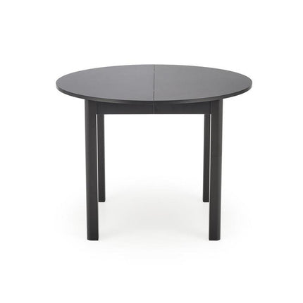 Masa extensibila RINGO, negru, PAL furniruit, 102/142x102x76 cm