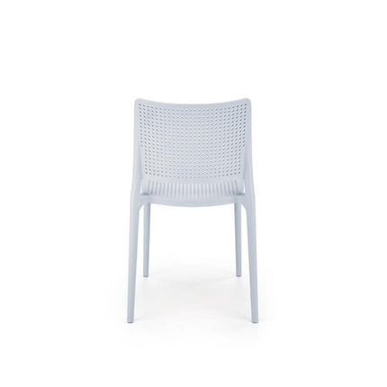 Scaun K514, albastru deschis, polipropilena, 42x55x79 cm