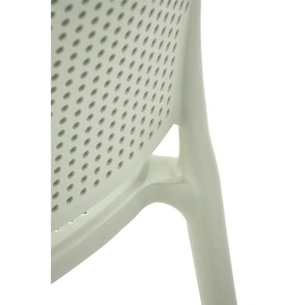Scaun K514, verde menta, polipropilena, 42x55x79 cm