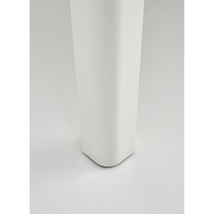 Masa extensibila RINGO, alb/stejar craft, PAL furniruit, 102/142x102x76 cm