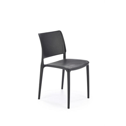 Scaun K514, negru, polipropilena, 42x55x79 cm