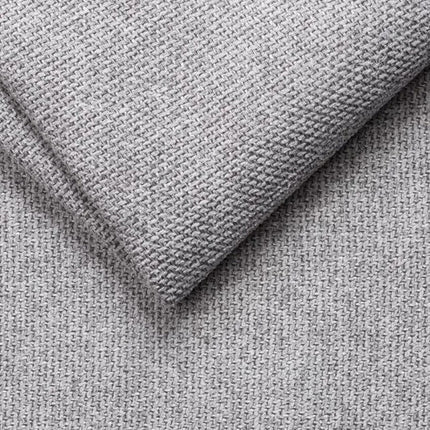 Coltar SELVA XL, sezlong stanga, stofa gri - Austin 18, 339x173/223x75/95 cm, extensibil, lada depozitare, tetiere reglabile