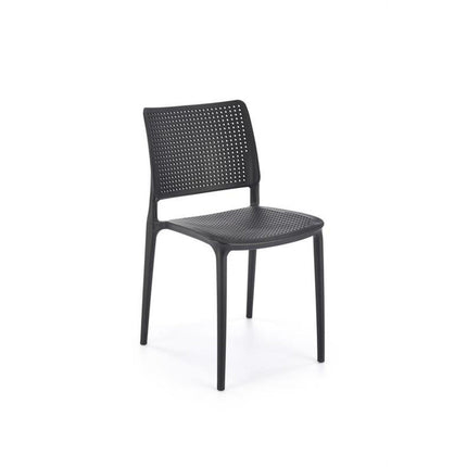 Scaun K514, negru, polipropilena, 42x55x79 cm