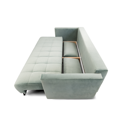 Canapea extensibila Aldo 3L, stofa roz - Element 10, 227x106x92 cm