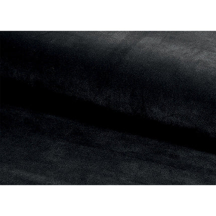 Scaun RALPH, stofa catifelata neagra/negru, 51x42x88 cm